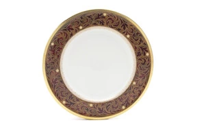 Тарелка закусочная Noritake Ксавьер, золотой кант 21 см