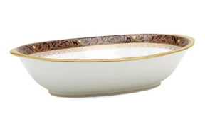 Салатник овальный Noritake Ксавьер, золотой кант 26 см