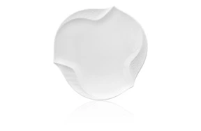 Блюдо рельефное Meissen 12,5 см Игра волн, рельеф, белый