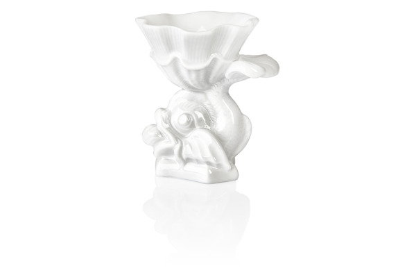 Чашка для яйца Meissen Лебединый сервиз, белый рельеф 7 см