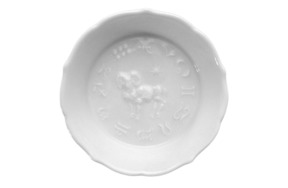 Розетка Meissen 8 см Овен, белая