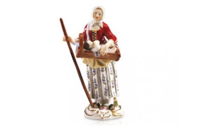 Фигурка Meissen 16 см Девушка с люлькой Парижские торговцы