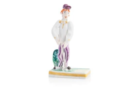 Фигурка Meissen 8 см Игрок в гольф, ПШтранг СПОРТ