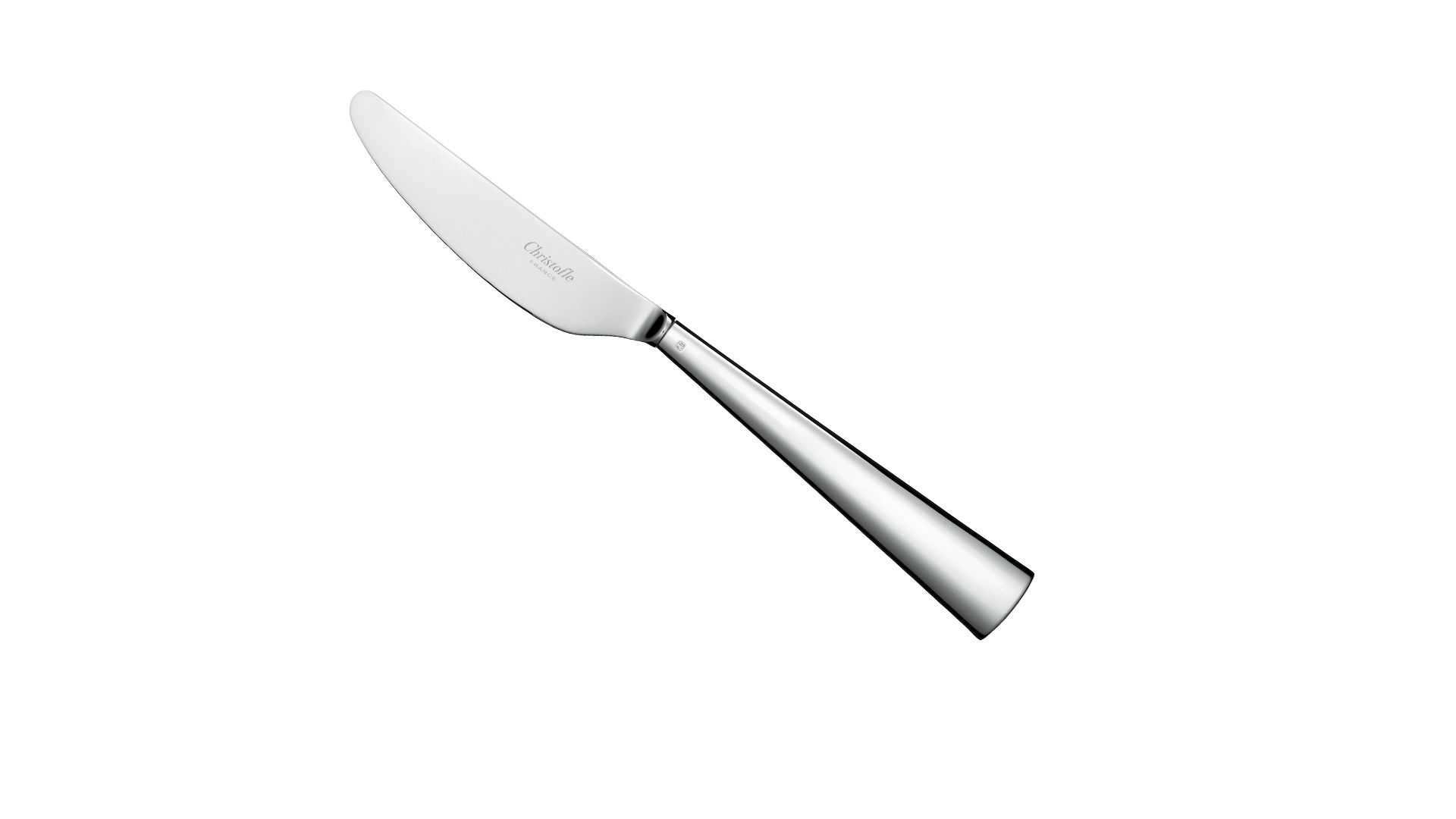 Нож столовый Christofle Вертиго 25 см, посеребрение