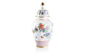Ваза Meissen с крышкой 64см Индийские цветы (1835г., тираж - 10 изделий в год)