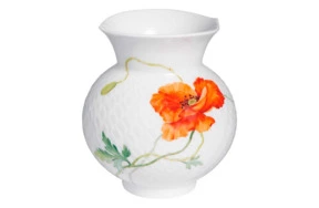 Ваза Meissen 13,5 см Игра волн, рельеф, маки