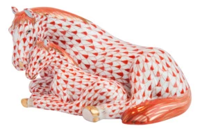 Фигурка Herend 7,3 см Пони с мамой