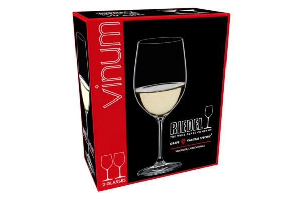 Набор бокалов для белого вина Riedel Vinum Viognier Chardonnay 370 мл, 2 шт,с текло хрустальное, п/к