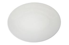 Блюдо овальное Dibbern Белый декор 24 см, фарфор костяной