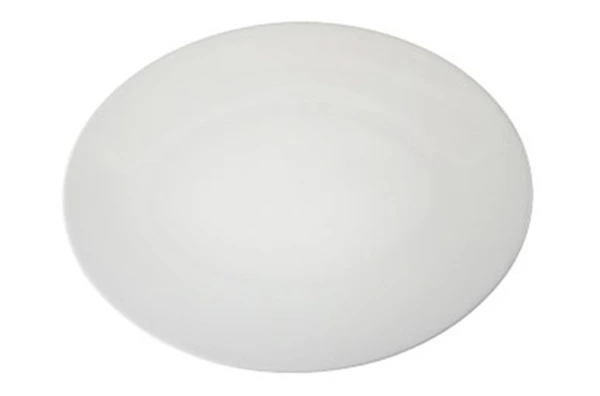 Блюдо овальное Dibbern Белый декор 24 см, фарфор костяной