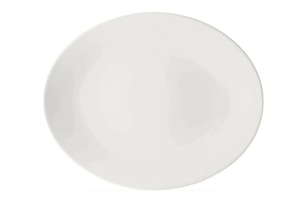 Блюдо овальное Dibbern Белый декор 28 см