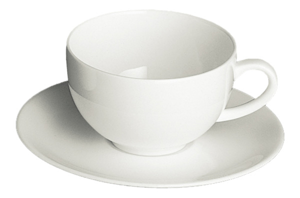 Чашка для эспрессо с блюдцем Dibbern Белый декор 110 мл