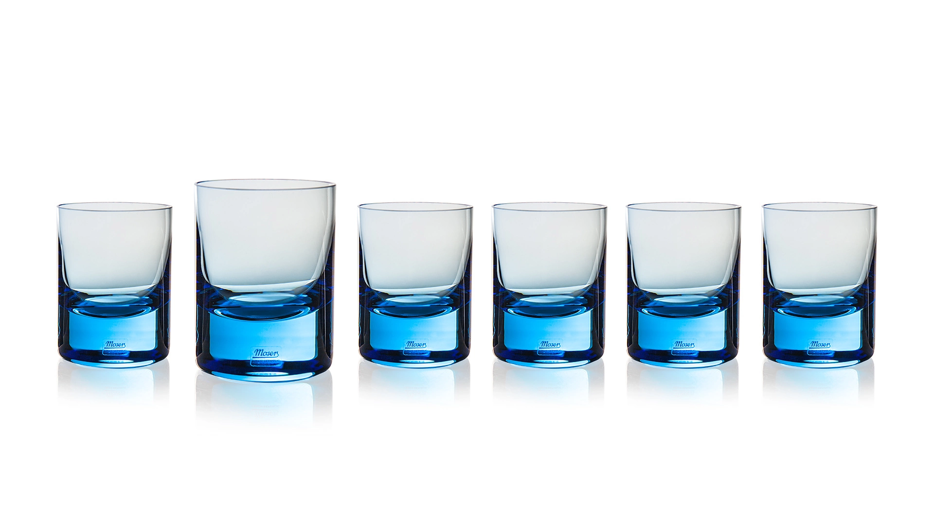 Набор из 6 стопок для водки Moser Виски сет 60 мл
