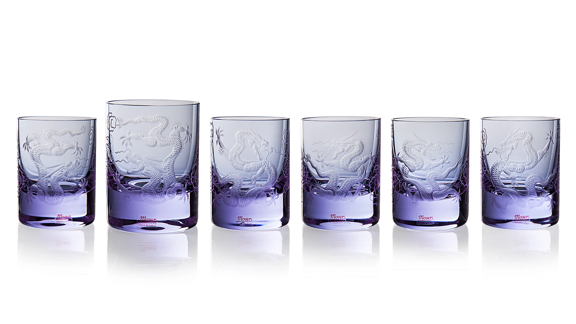 Набор из 6 стопок для водки Moser Виски сет 60 мл