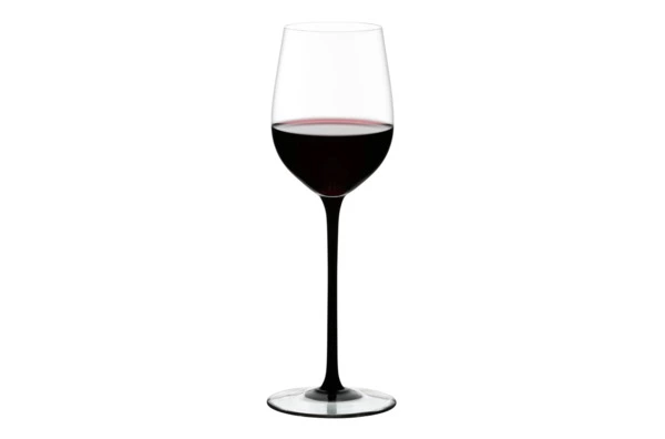 Бокал для красного вина Riedel Sommeliers Black Tie Bordeaux 350мл, ручная работа, стекло хрустально