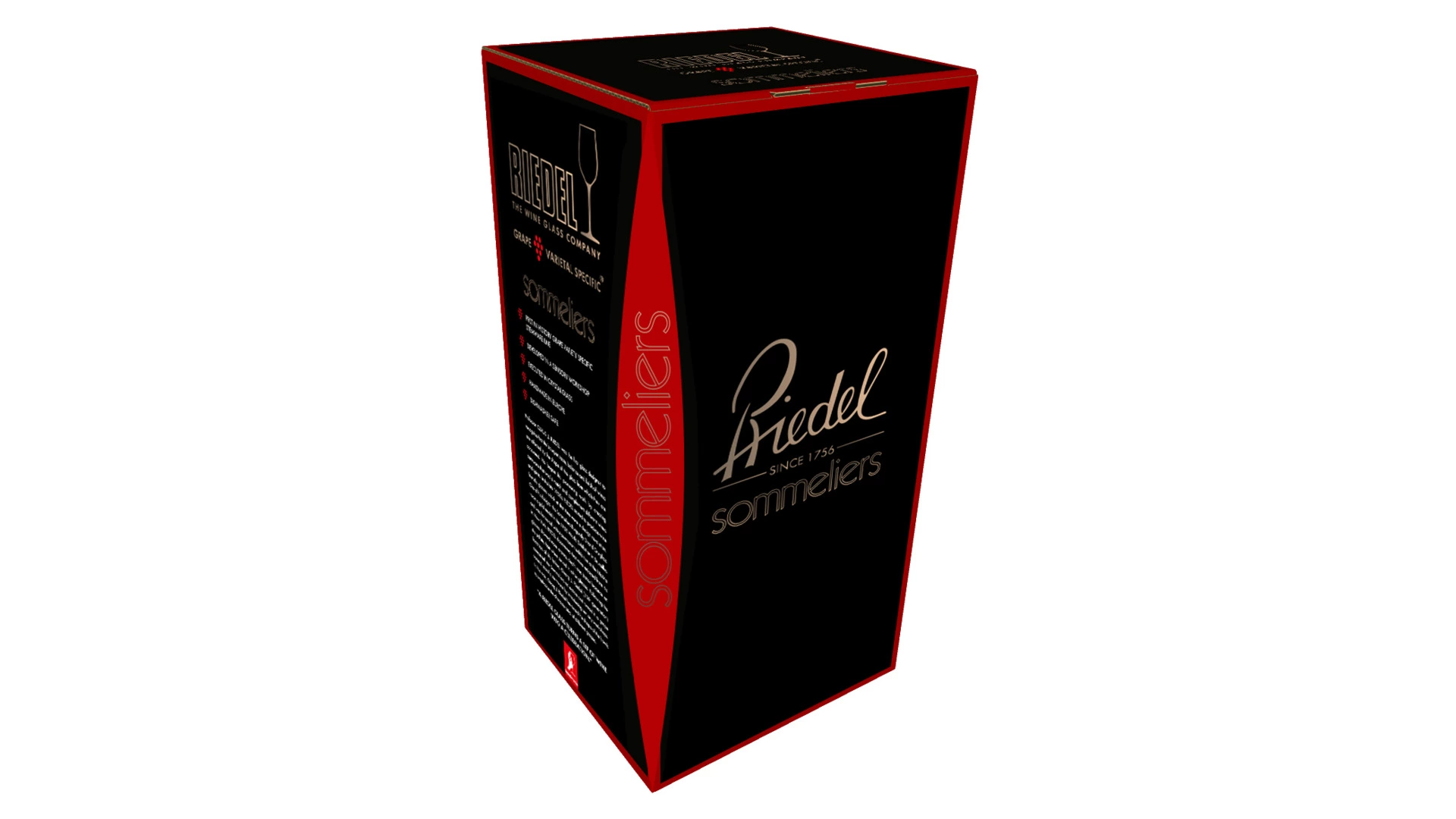 Бокал для белого вина Riedel Sommeliers Black Tie Riesling Grand Cru 380мл, ручная работа, стекло хр