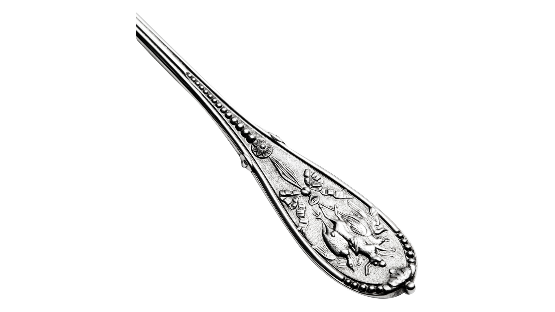 Ложка для салата сервировочная Odiot "Компьень" 25,5см (серебро 925)