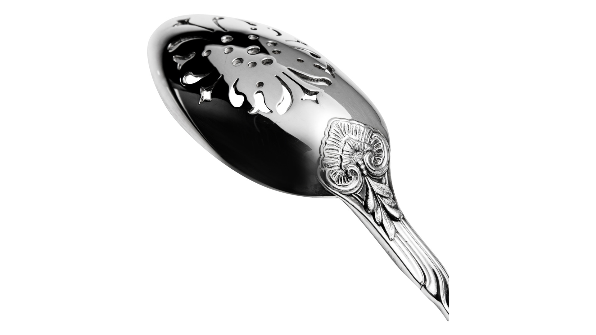 Ложка десертная Odiot Мессоне 19,3 см, серебро 925