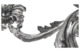 Канделябр семирожковый Odiot Рокайл, серебро 925, 60 см