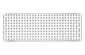 Блюдо прямоугольное Nachtmann Bossa Nova 42х15 см, хрусталь бессвинцовый