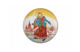 Тарелка декоративная ИФЗ Девушка со снежком 19,5 см, фарфор твердый