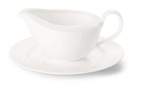 Соусник Dibbern Белый декор  480 мл, фарфор костяной