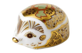 Пресс-папье Royal Crown Derby Ежик с плющом 3,5см (пара к 61226)