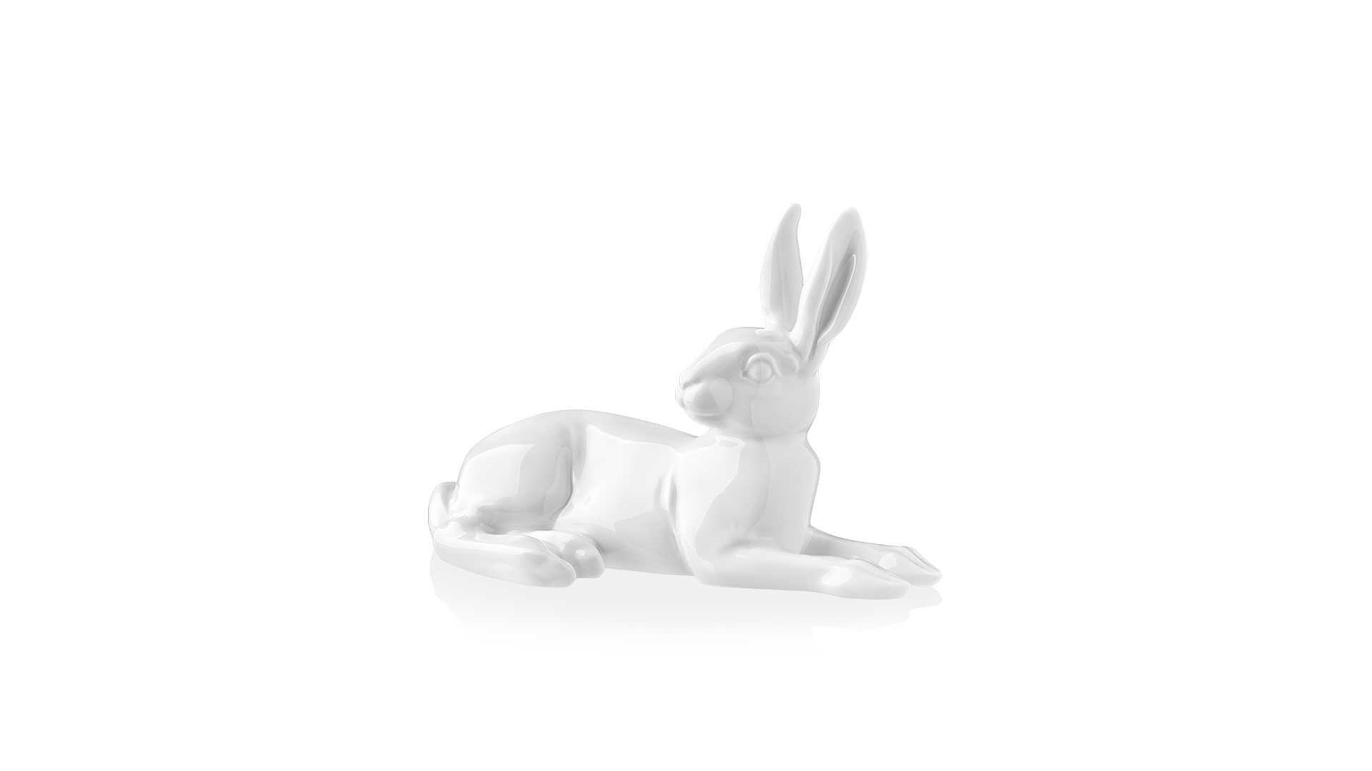 Фигурка Furstenberg Кролик Иоганн 2010 года 15см , белая