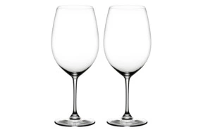Набор бокалов для красного вина Riedel Vinum Bordeaux Grand Cru 995 мл, 2 шт, стекло хрустальное, п/