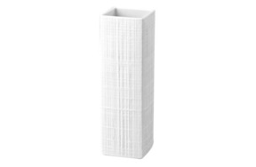 Ваза Rosenthal Структура, белая ткань 27см, фарфор (Мартин Фрейер)