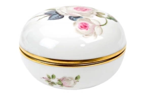 Шкатулка Meissen 13 см Белая роза