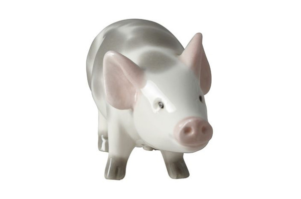 Скульптура ИФЗ Свинка-мама, фарфор твердый