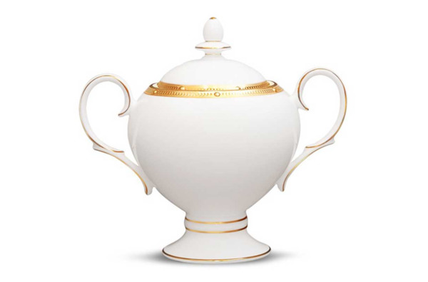 Сервиз чайный Noritake Рочель Золотой кант на 6 персон 15 предметов