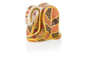 Пресс-папье Royal Crown Derby Символ года, Змея 8 см, старый имари