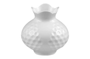 Ваза Meissen 10 см Соты, белая, малая