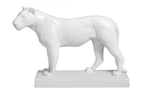 Фигурка Meissen Львица, Август Гаул, 1922г 31 см, п/к
