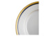 Тарелка десертная Secondome Живерни 19,5 м, синяя, матовое золото