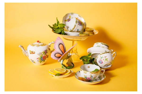 Чашка чайная с блюдцем Herend Виктория 200 мл