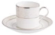 Чашка кофейная с блюдцем Noritake Монтвейл Платиновый кант 90 мл