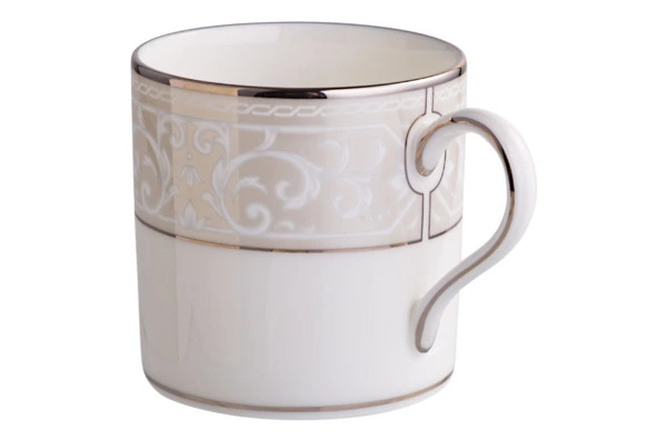Чашка кофейная с блюдцем Noritake Монтвейл Платиновый кант 90 мл