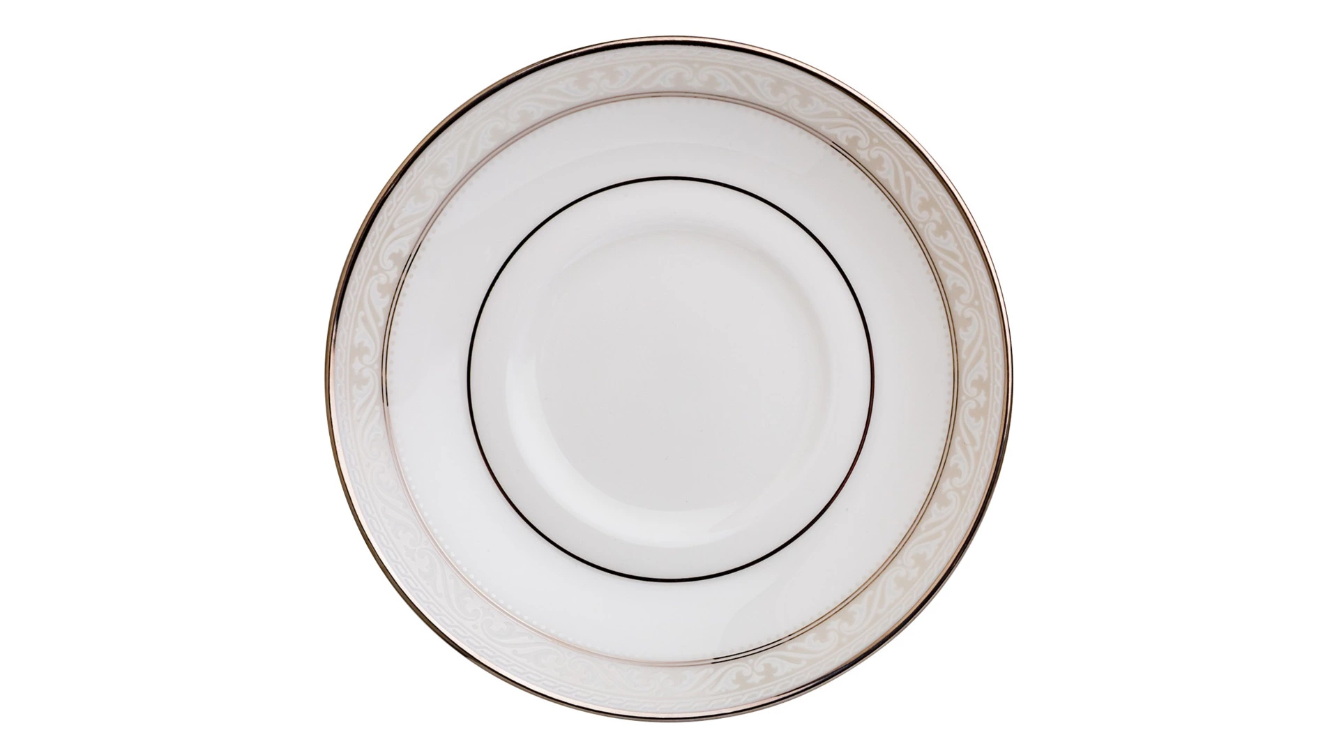 Чашка кофейная с блюдцем Noritake Монтвейл Платиновый кант 90 мл