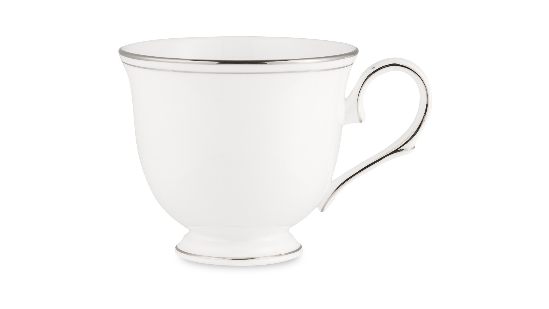 Чашка чайная с блюдцем Lenox Федеральный, платиновый кант 180 мл