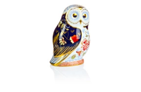 Пресс-папье Royal Crown Derby Сова на рассвете 13,5см