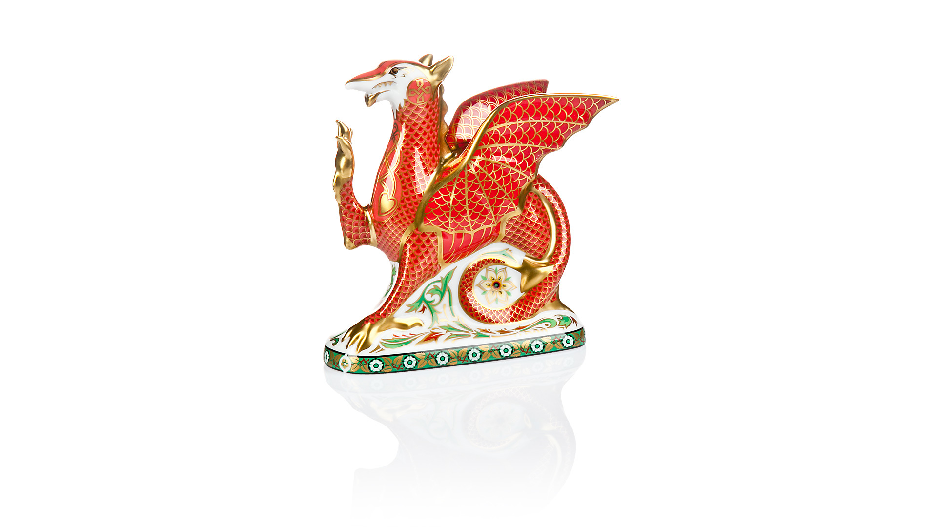 Пресс-папье Royal Crown Derby Валлийский дракон 15,5см(лим.950 экз)