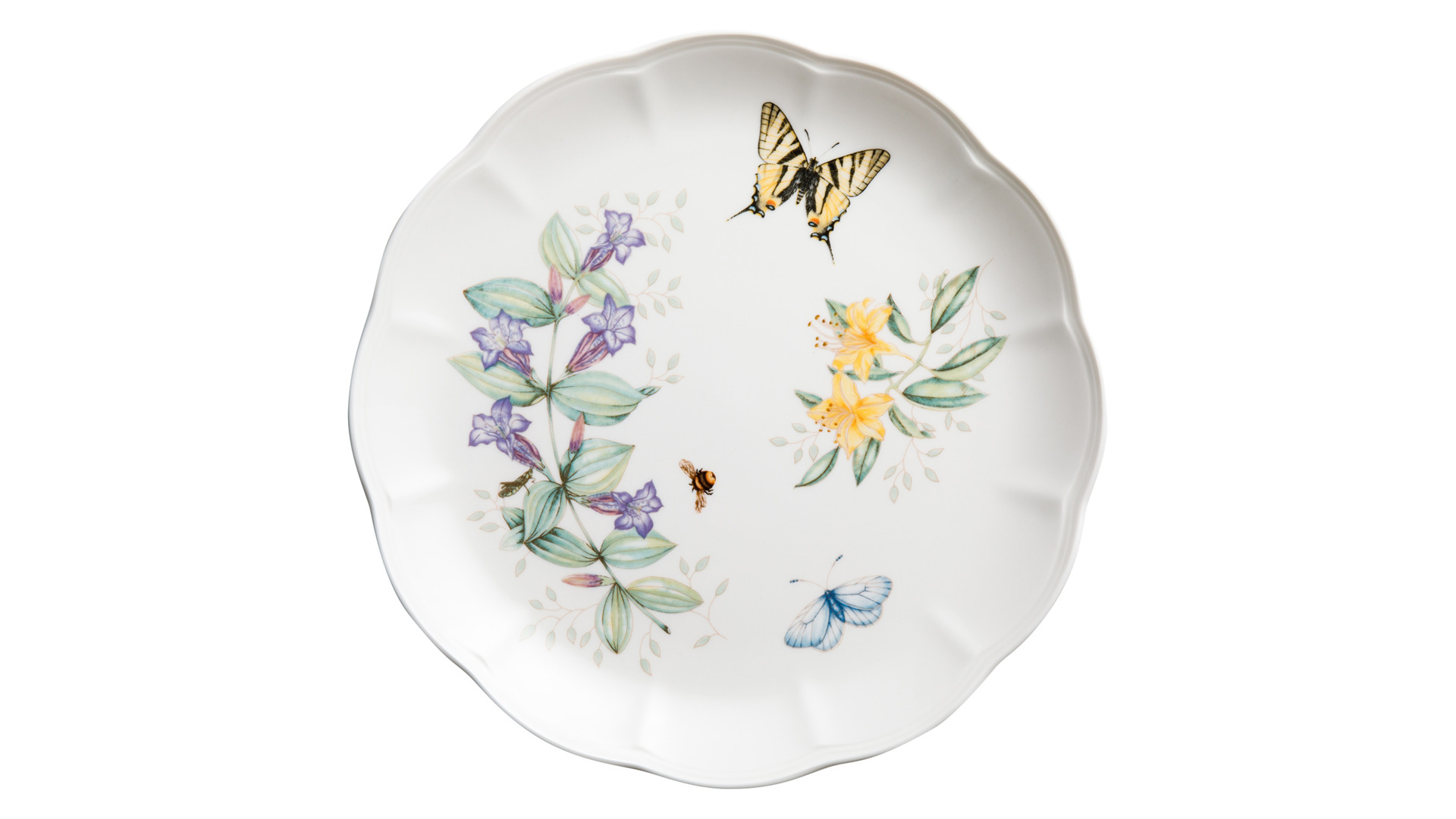 Тарелка обеденная Lenox Бабочки на лугу.Бабочка-Парус 27,5 см