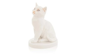 Фигурка Meissen Котенок 11,5 см, Эрих Хёзель, 1917г, фарфор
