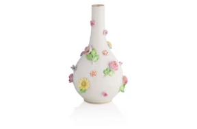 Ваза Meissen-бутыль 25,5см Рельефные цветы