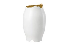 Ваза Rosenthal Рельеф Сибори, золотой 32см, фарфор (Патрисия Уркуола, 2008)