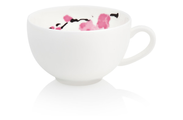 Чашка для эспрессо с блюдцем Dibbern "Вишни в цвету" 110мл