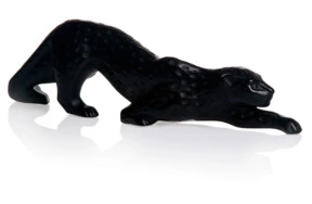 Фигурка Lalique Пантера, хрусталь, черный